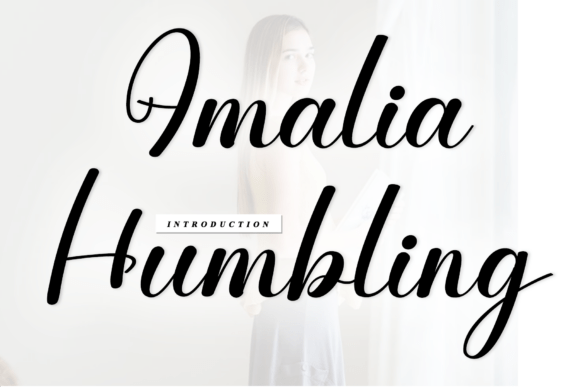 Amalia Humbling: A Timeless Script Font for Campaign Design