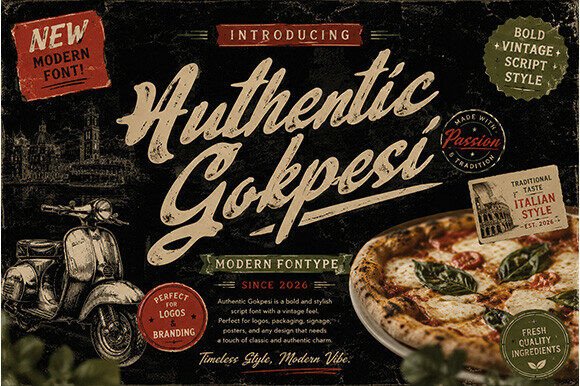 Authentic Gokpesi: A Script Font for Timeless Branding