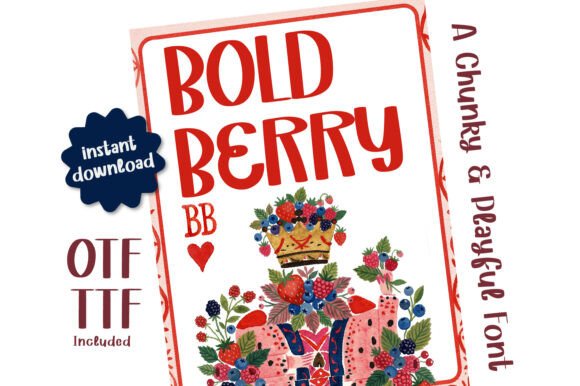 Bold Berry: A Playful Font for Web Design