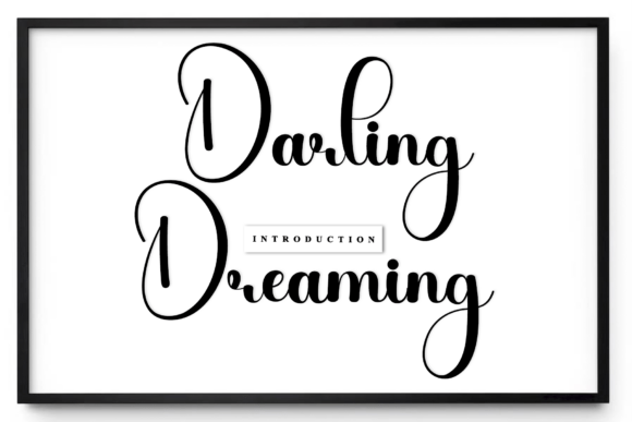 Darling Dreaming: A Font for Editorial Romance