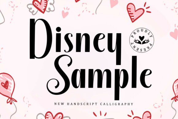 Disney Sample: A Script Font for Dynamic Digital Campaigns