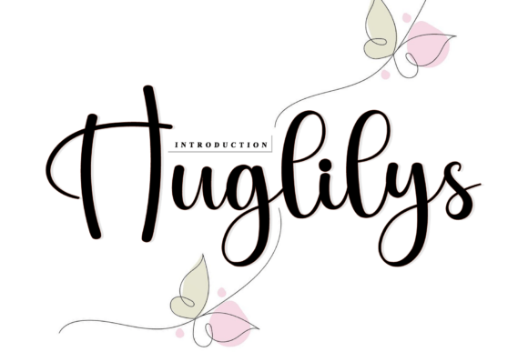 Huglilys: A Timeless Script Font for Branding and Design
