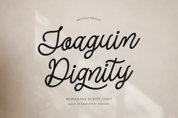 Joaguin Dignity: The Font That Elevates Your Campaigns