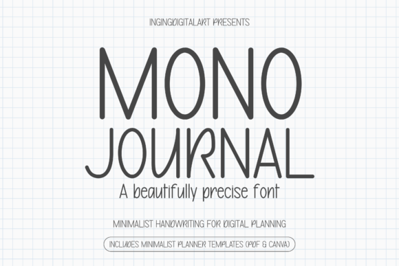 Mono Journal: A Font for Editorial Clarity and Visual Elegance