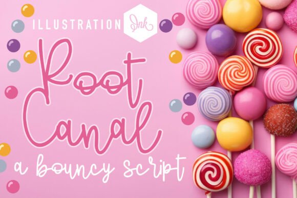 Root Canal Family: A Script Font for Editorial Elegance