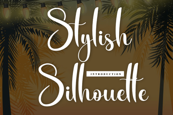 Stylish Silhouette: A Font That Elevates Your Brand